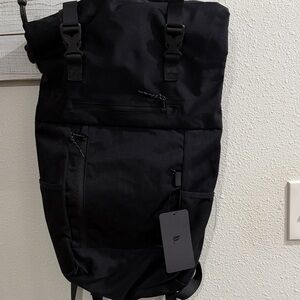 Fabletics Black Roll-Top Backpack